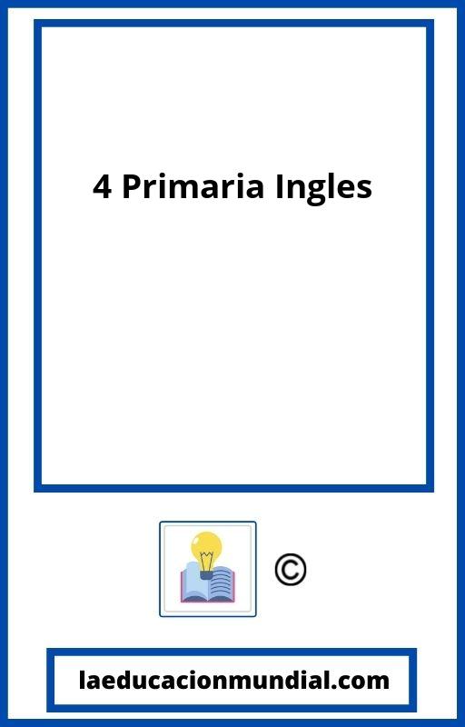 4 Primaria Ingles PDF