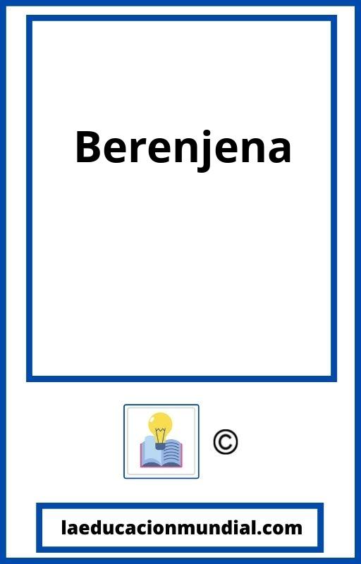 Berenjena PDF