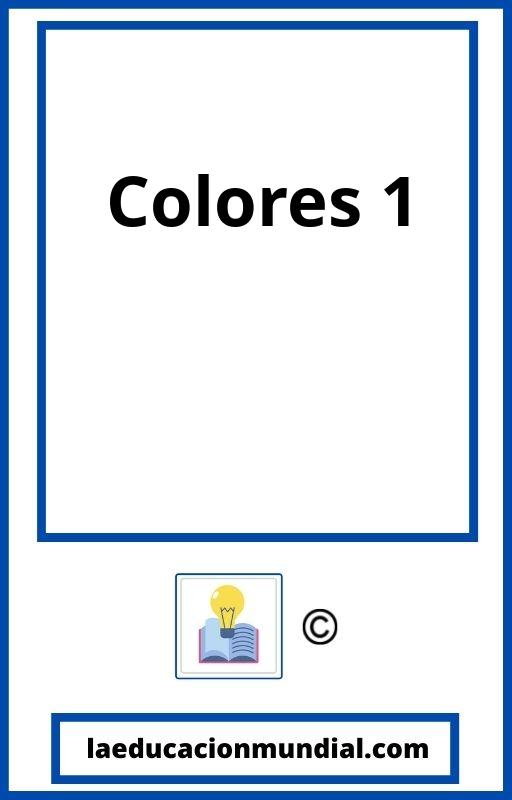 Colores 1 PDF