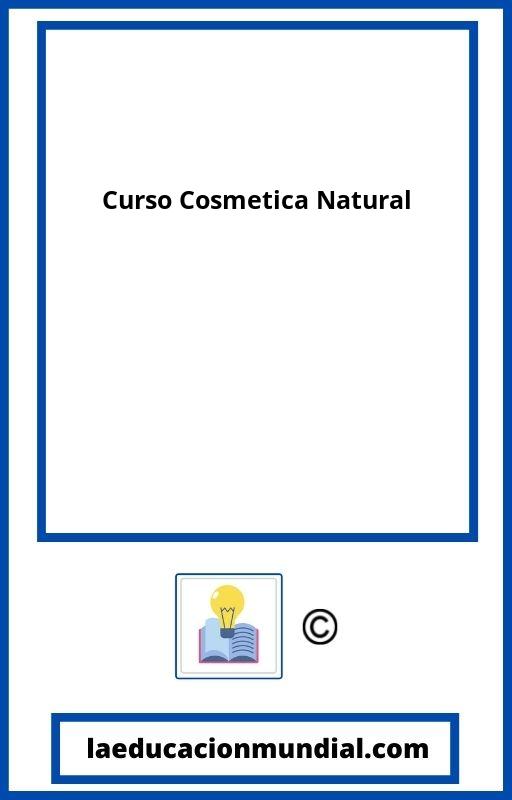 Curso Cosmetica Natural PDF