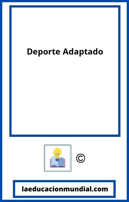 Deporte Adaptado PDF