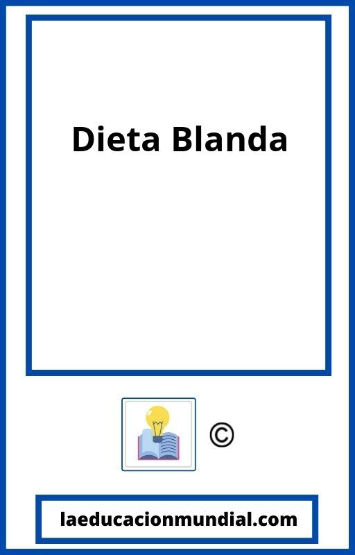 Dieta Blanda PDF