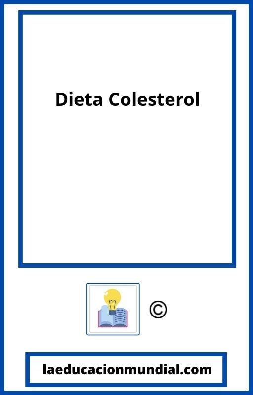 Dieta Colesterol PDF