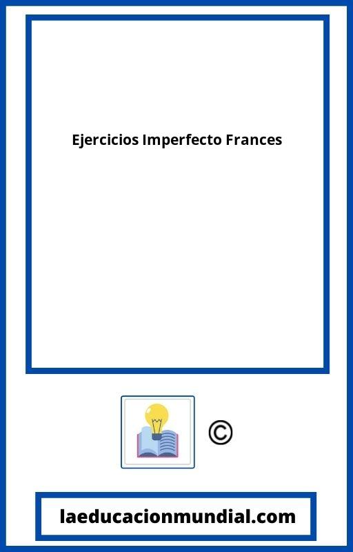 Ejercicios Imperfecto Frances PDF