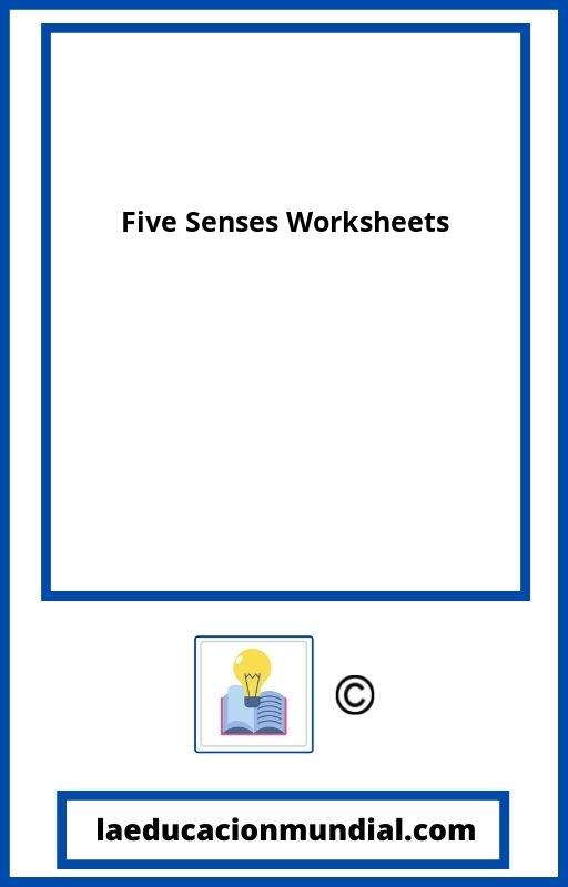 Five Senses Worksheets PDF