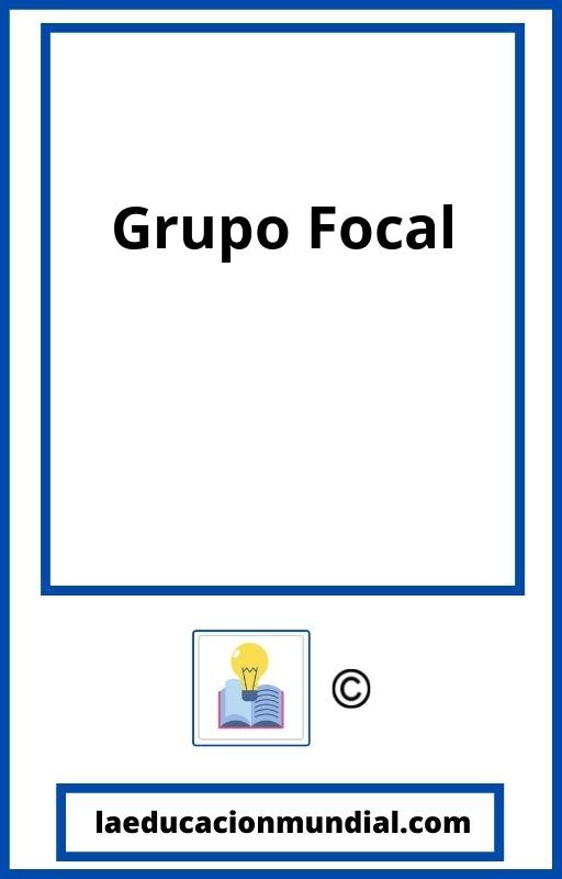 Grupo Focal PDF