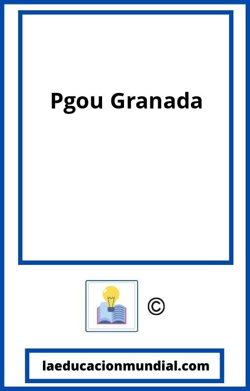 Pgou Granada PDF