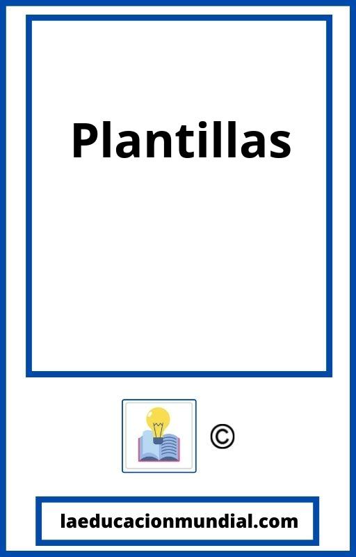 Plantillas PDF