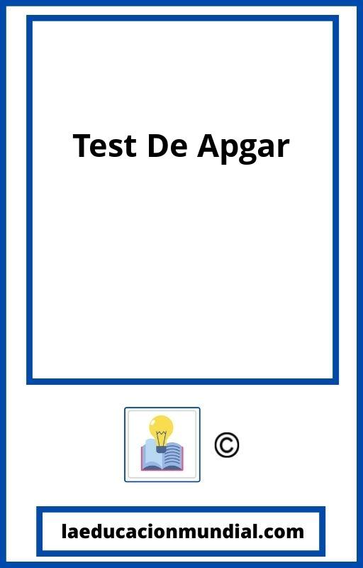 Test De Apgar PDF