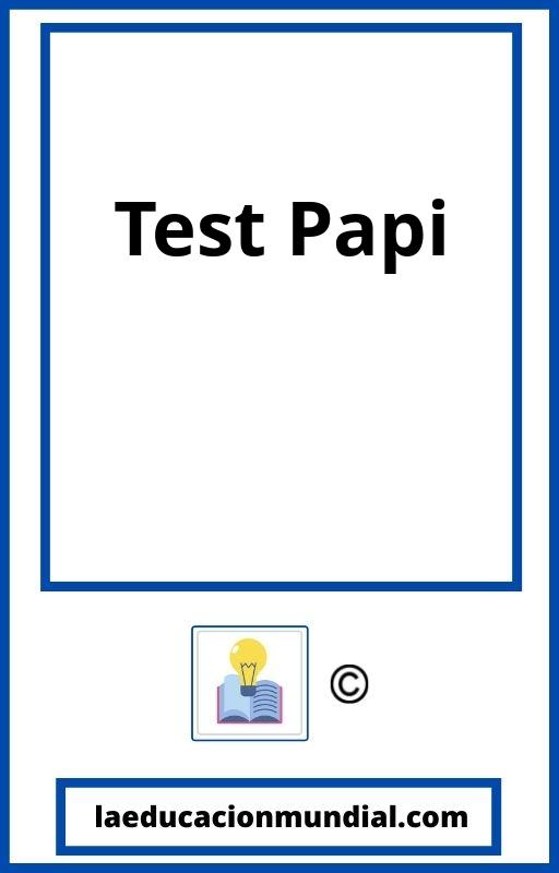 Test Papi PDF