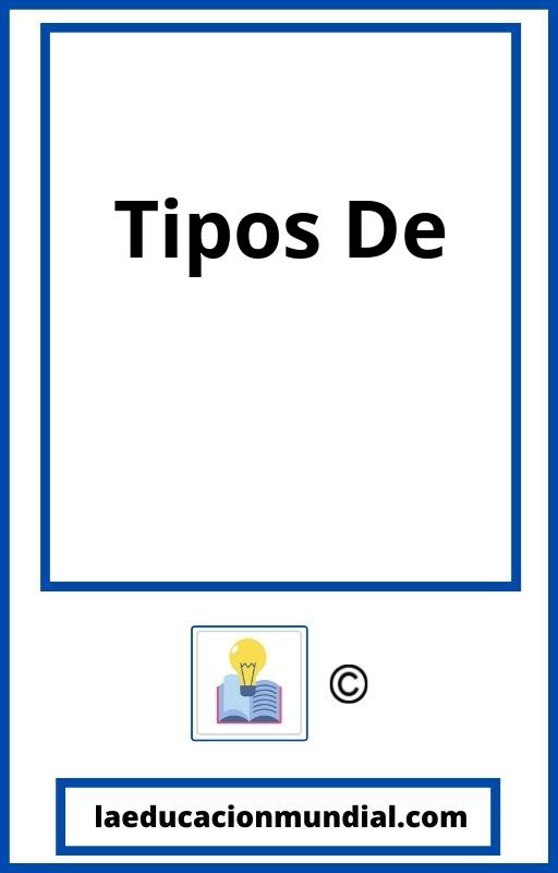 Tipos De PDF